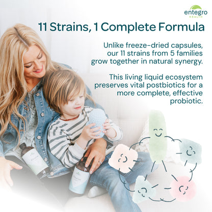 1 Flourish Original Living Probiotic + Dosing Glass | Simple Habits Starter Kit