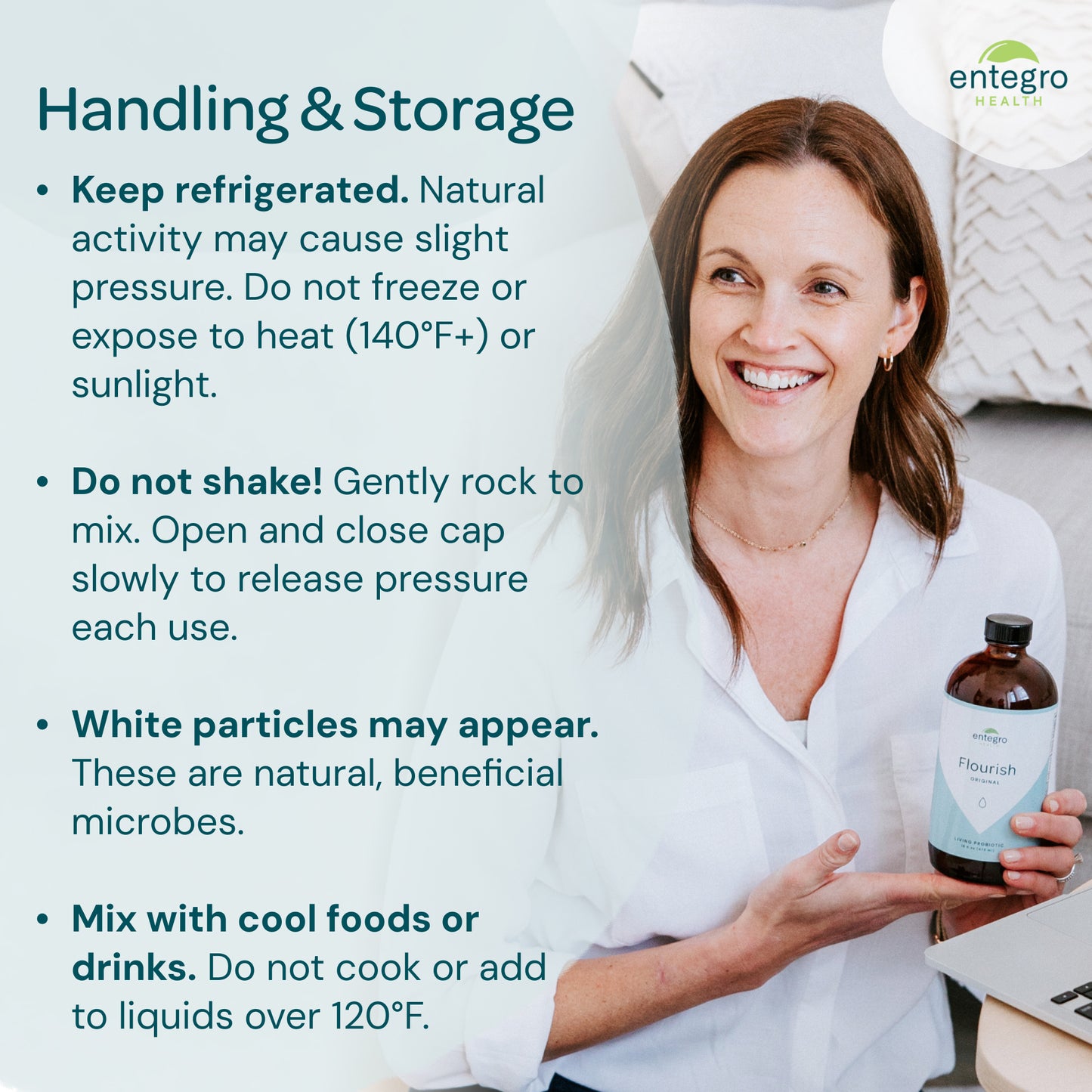 1 Flourish Original Living Probiotic + Dosing Glass | Simple Habits Starter Kit